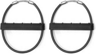 Can't Miss Black Ring (pair)